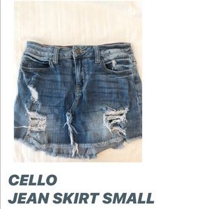 Jean skirt